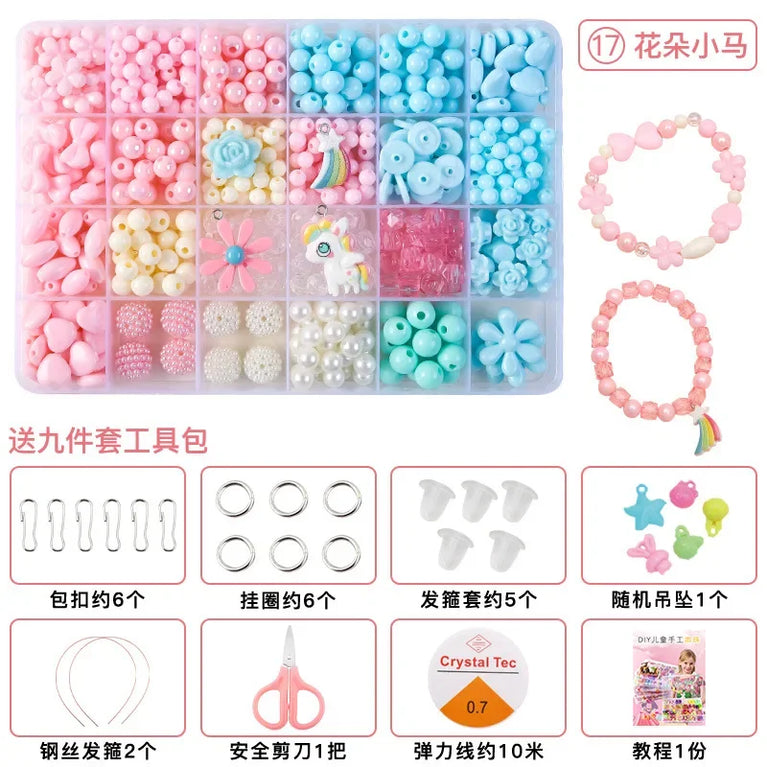 DIY Polymer Clay Beads Jewelry Making Kit | Creative Crafts for Kids