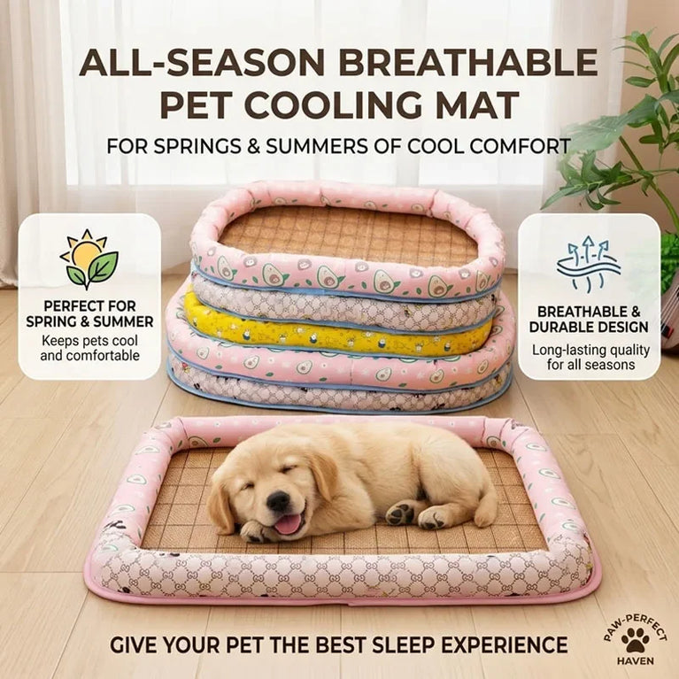 Summer Cooling Pet Mat Dog Crate Mattress Comfortable Bed Pad