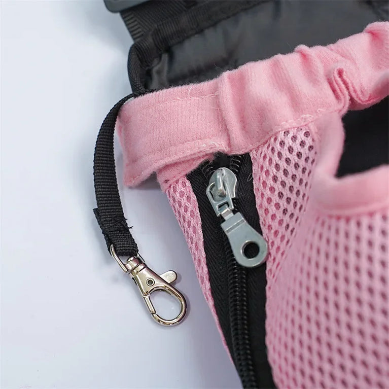 Portable Pet Mesh Backpack | Dual-Shoulder Outdoor Travel Carrier