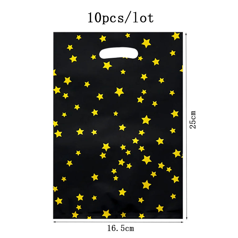Black Gold Birthday Disposable Tableware Set Party Wedding Decoration Kit
