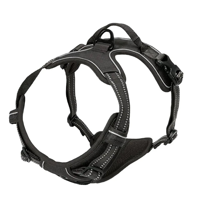 Adjustable Nylon Dog Harness No Pull Reflective Breathable Pet Vest