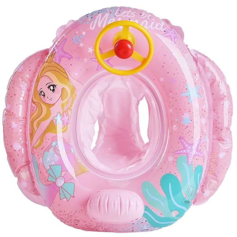 Baby Float with Sunshade | Flamingo & Unicorn Pool Swimming Ring