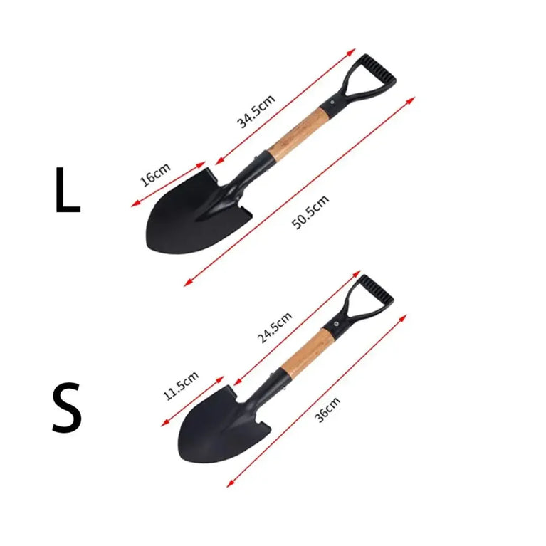 Heavy Duty Steel Garden Digging Shovel for Soil and Planting Work