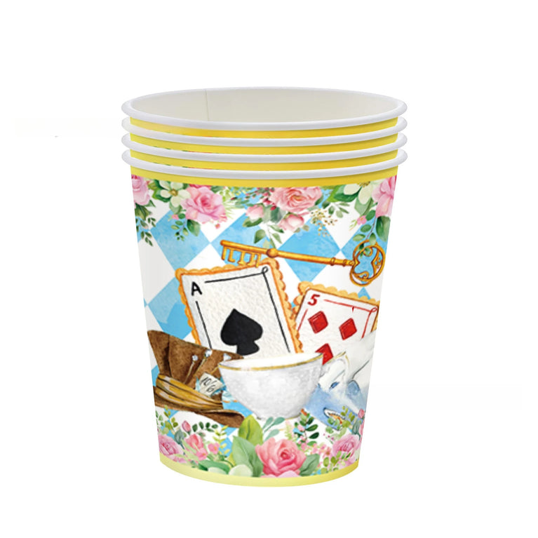 Alice's Adventures in Wonderland Party Set Disposable Tableware Decoration