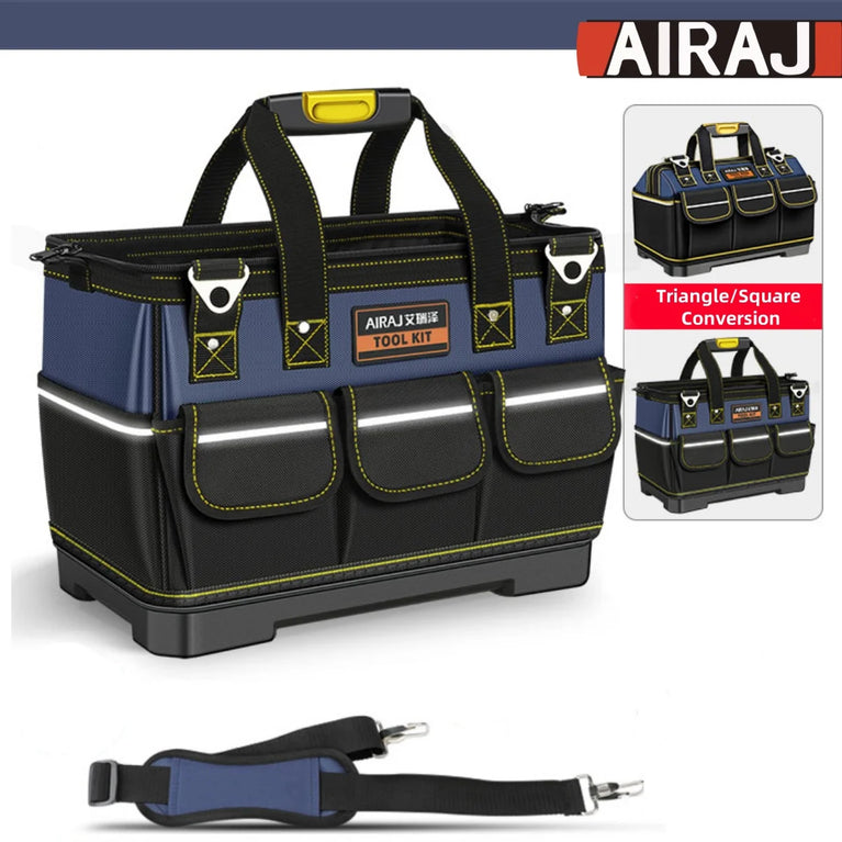 Professional Heavy-Duty Tool Bag | Industrial-Grade Electrician & Tradesman Organizer