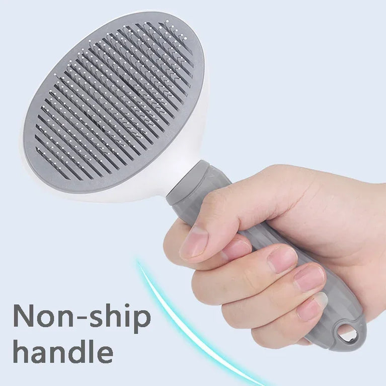 Stainless Steel Pet Hair Remover Brush Professional Deshedding Grooming Tool