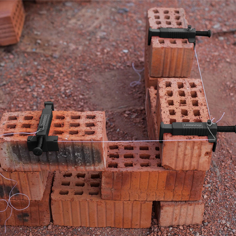 2-Piece Bricklaying Construction Tool Set | Precision Brick Liner & Wire Runner Drawer
