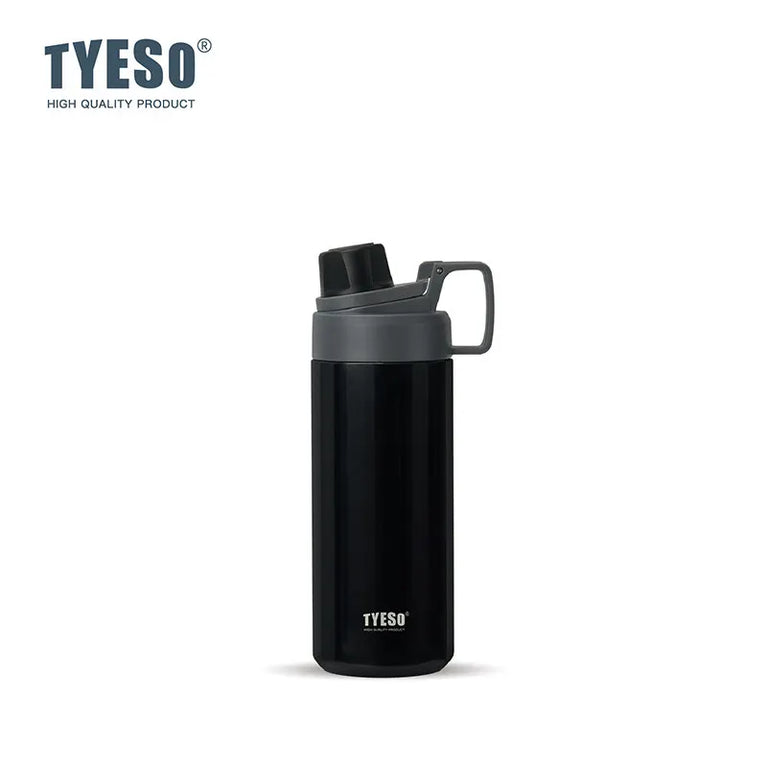 600ml Insulated Stainless Steel Water Bottle with Straw Flask