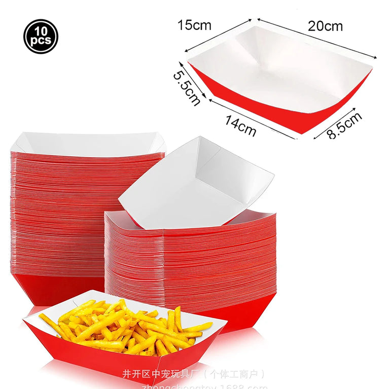 Solid Red and Dark Blue Theme Birthday Party Disposable Tableware Set
