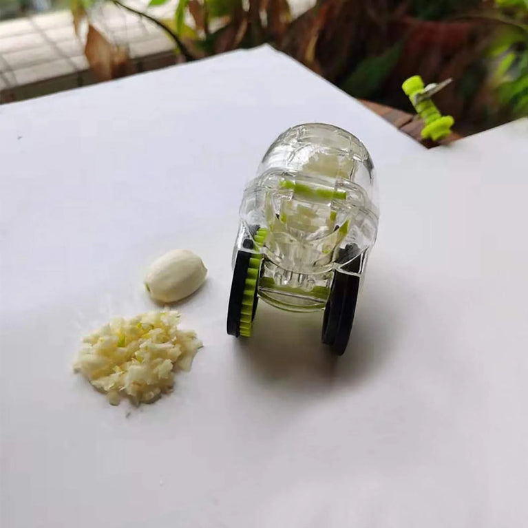 Rolling Garlic Chopper | Manual Roller Press & Mincer