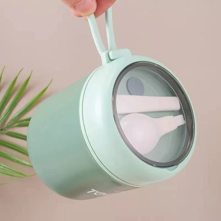 510ml Stainless Steel Lunch Box Thermal Vacuum Soup Cup Bento Box Kids
