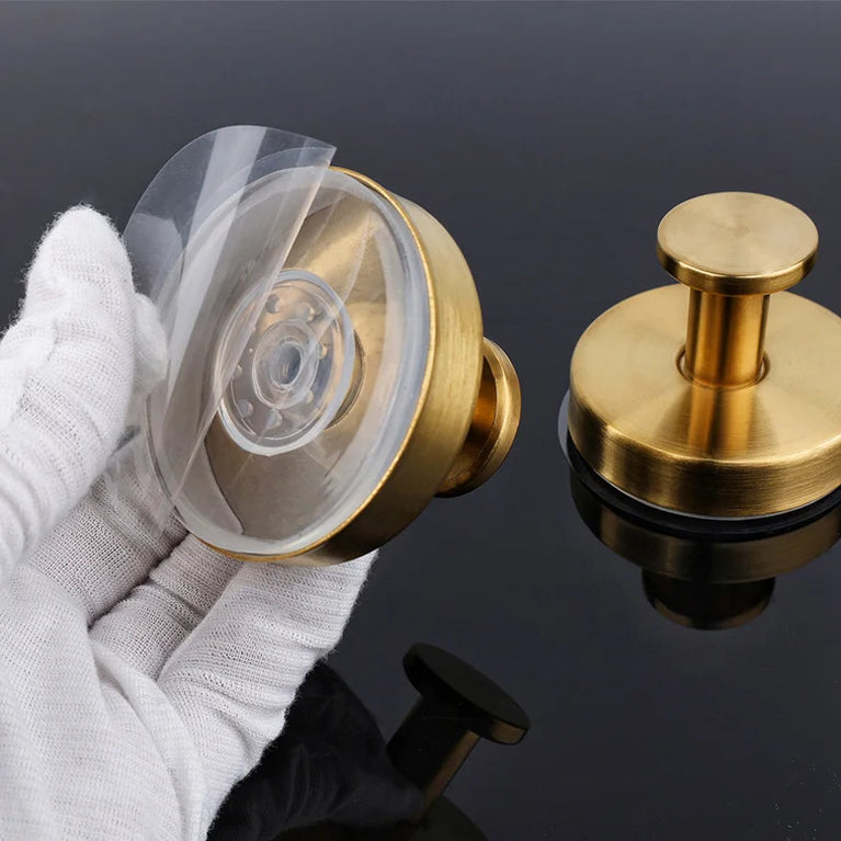 Bathroom Vacuum Suction Cup Hooks Towel Robe Holder Rack Stainless Steel Hook Hanger For Shower Glass Self Adhesive Wall Hooks