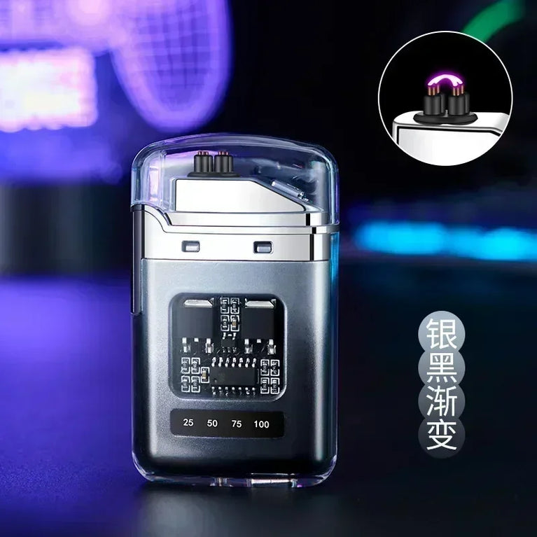 Electric Double Arc USB Plasma Lighter | Windproof Rechargeable Outdoor Tool