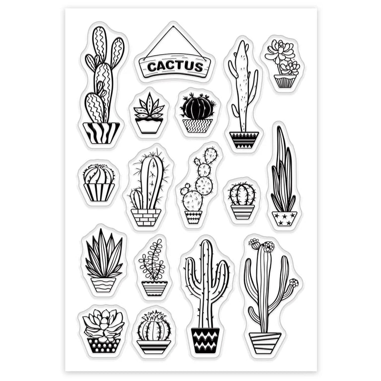 Retro Christmas Label Clear Stamps | Vintage Silicone Seals for Scrapbooking