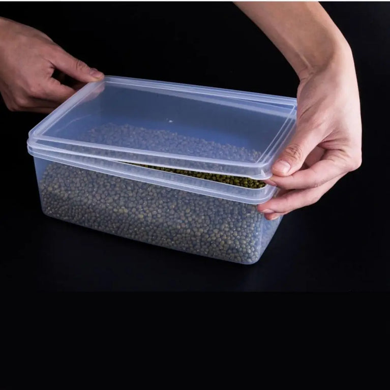Durable Transparent Storage Box Reusable Food Grade Kitchen Storage Box