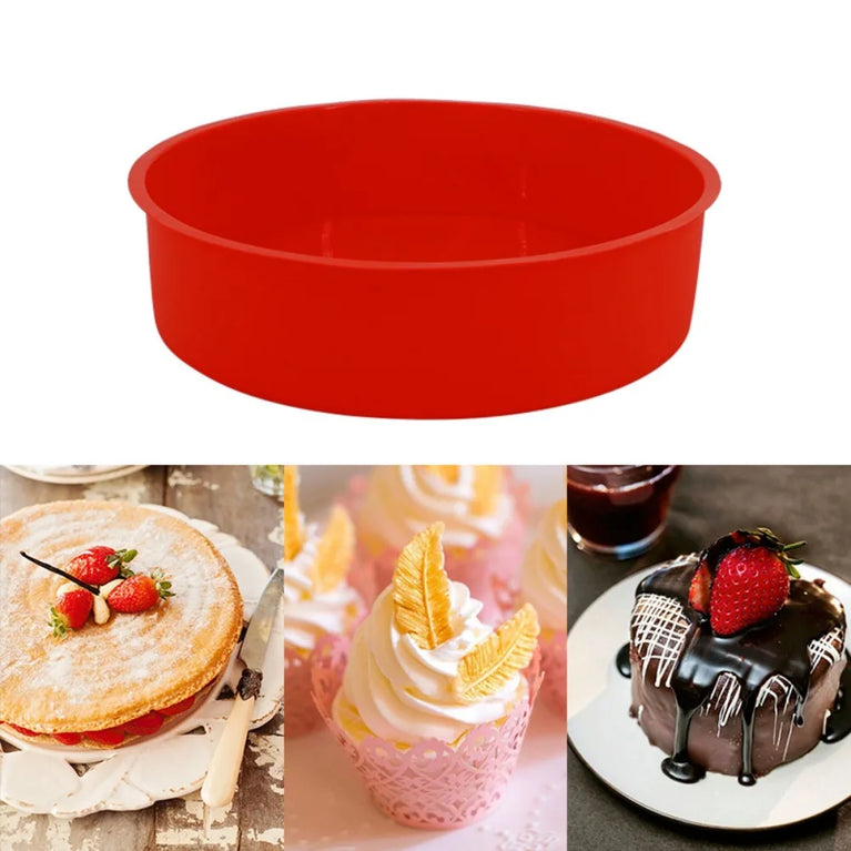 Silicone Heart-Shaped Cake Pan | Nonstick Professional Bakeware