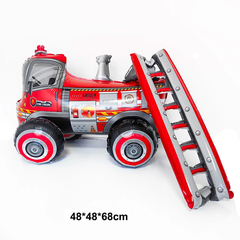 Firetruck Birthday Party Supplies Fire Truck Theme Disposable Tableware Set