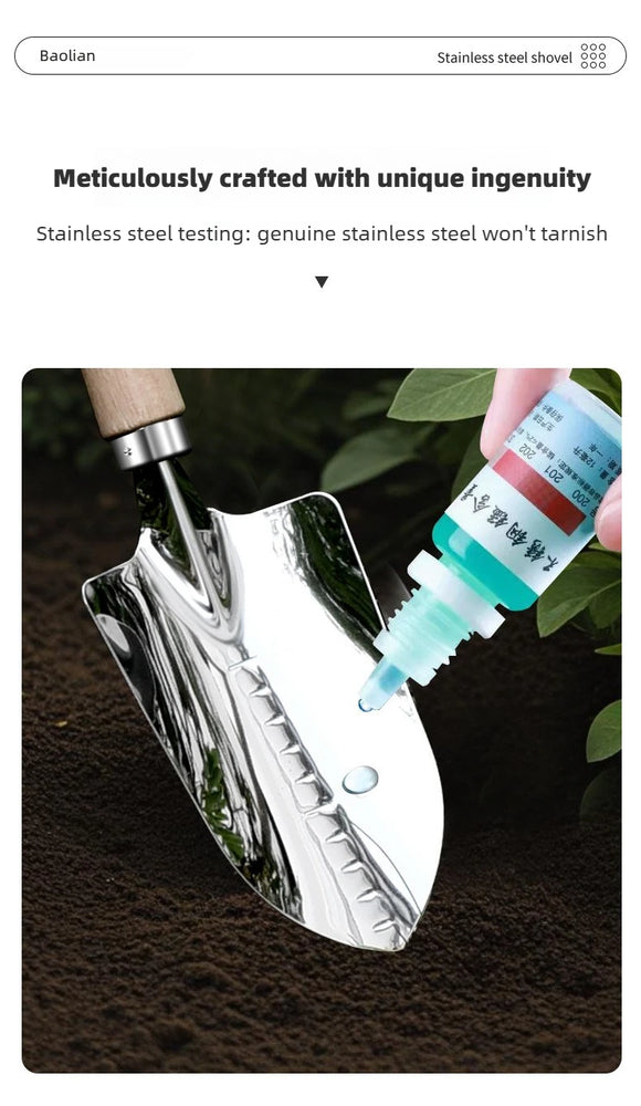 Stainless Steel Garden Shovel Tool Mini Spade Gardening Shovel Kit
