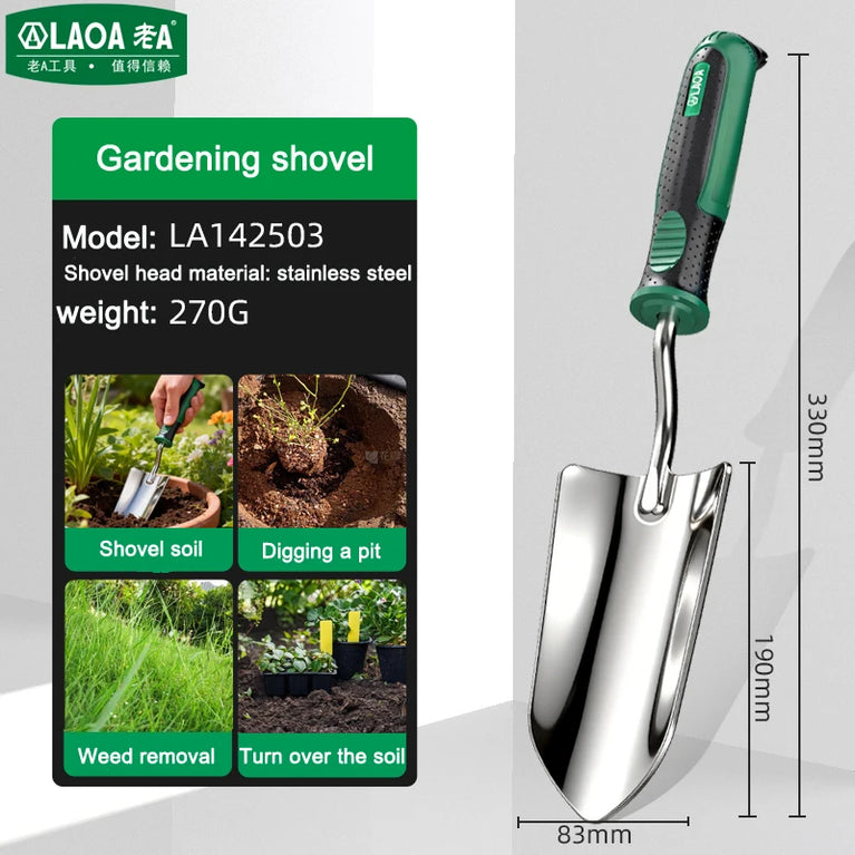 Stainless Steel Mini Garden Shovel for Digging Soil and Plants