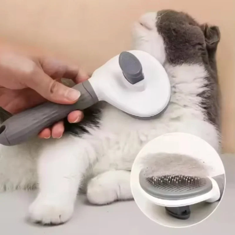 Stainless Steel Cat Grooming Comb Hair Remover Dematting Tool