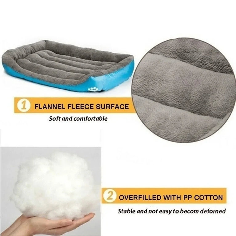 Soft Square Waterproof Large Dog Sofa Winter Warm Elastic Cushion Bed