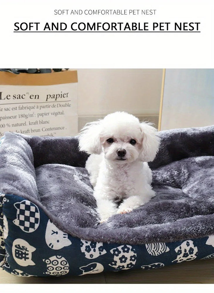 Winter Pet Dog Bed Sofa Mat Comfortable Cushion Sleeping Bed