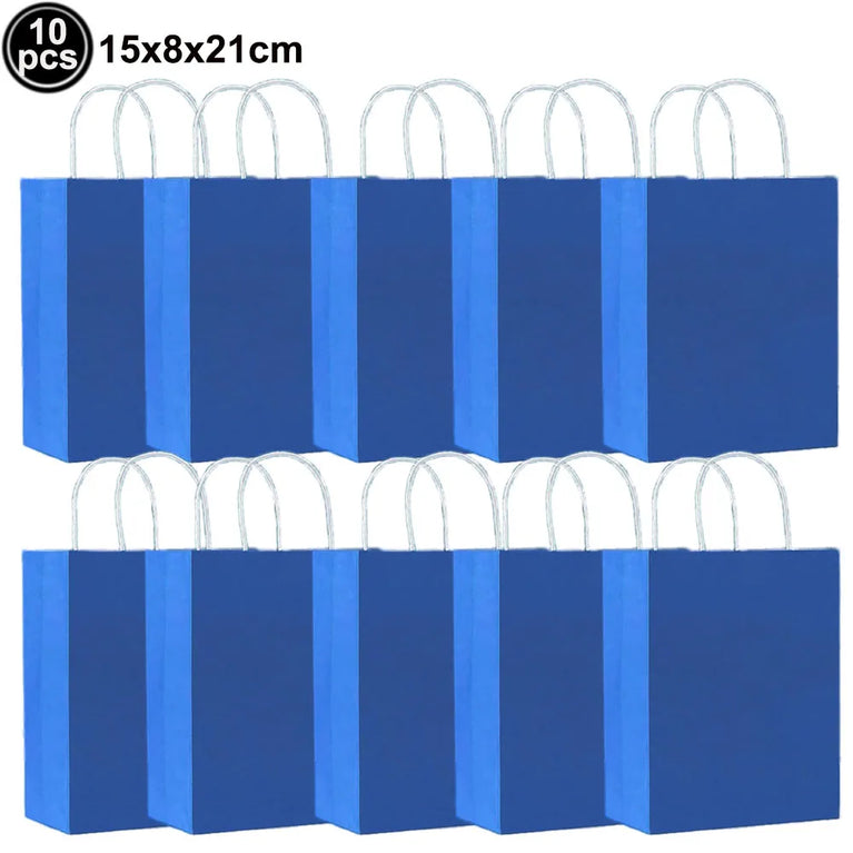 Solid Dark Blue Theme Disposable Tableware Set Party Decoration Kit