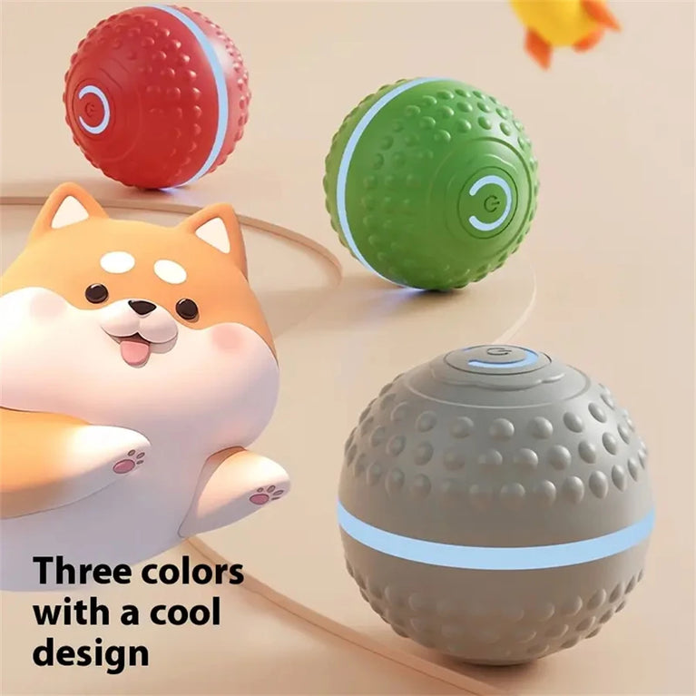 Smart Interactive Dog Toy Ball | Automatic Bouncing Rolling Toy
