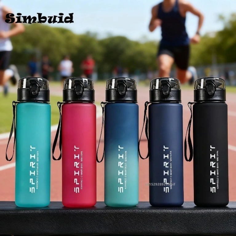 800ML Leakproof Sports Waterbottle With Time Marker Flask