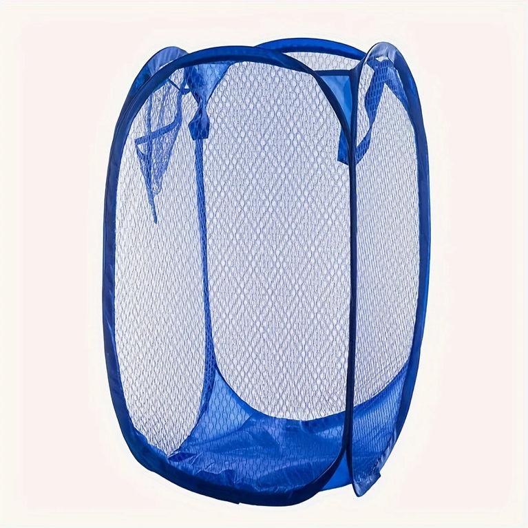 Large Foldable Dirty Clothes Basket | Fine-Mesh Home Organization System