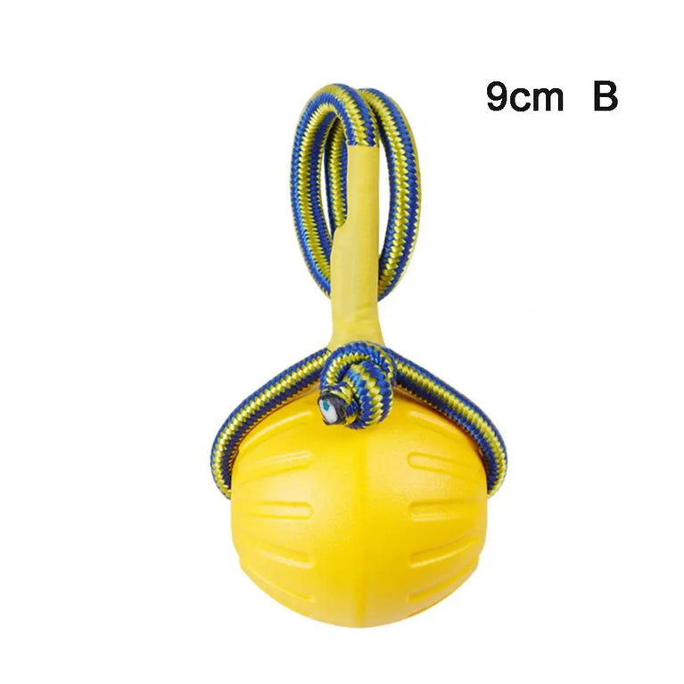 Indestructible Rubber Ball Dog Toy for Fetch Chew Training Play
