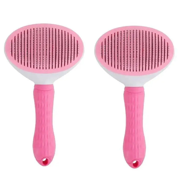 Pet Dog Brush Cat Comb Self Cleaning Pet Hair Remover Dematting Grooming Tool