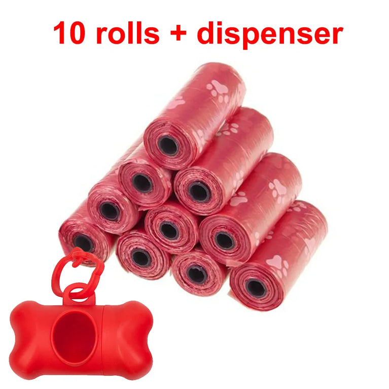 10 Roll Biodegradable Dog Poop Bags Compostable Waste Bags