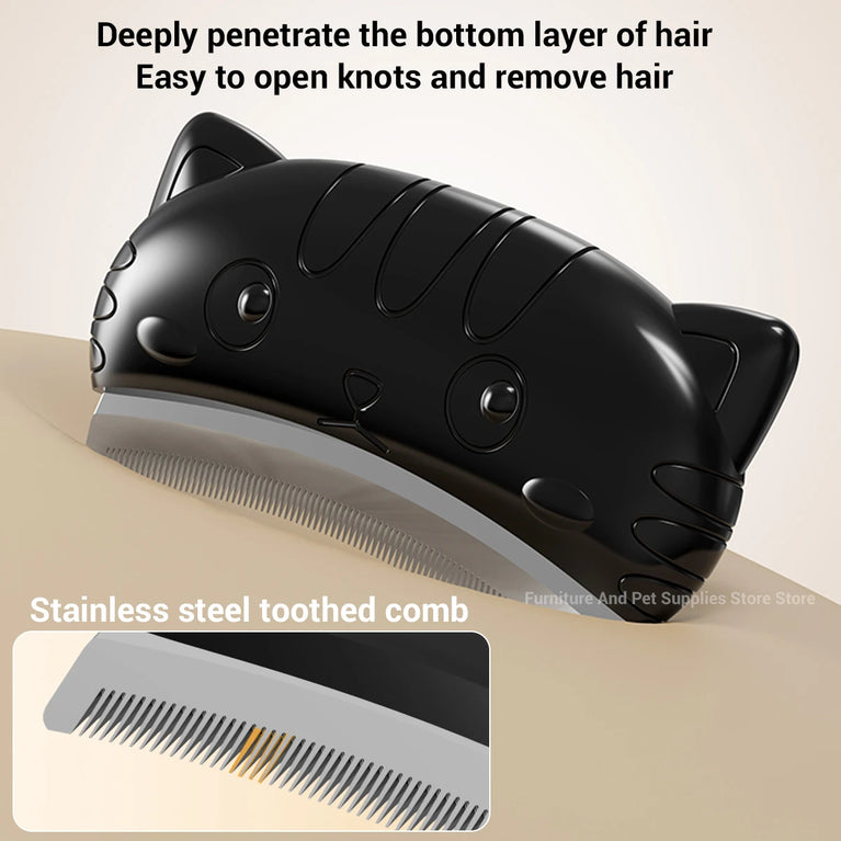Pet Detangling Brush Short & Long Hair Hair Remover Comb Grooming Tool