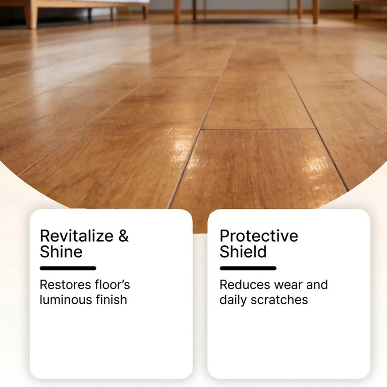 150ml Wood Floor Restorer & Polishing Solution | High-Shine Flooring Renewal Agent