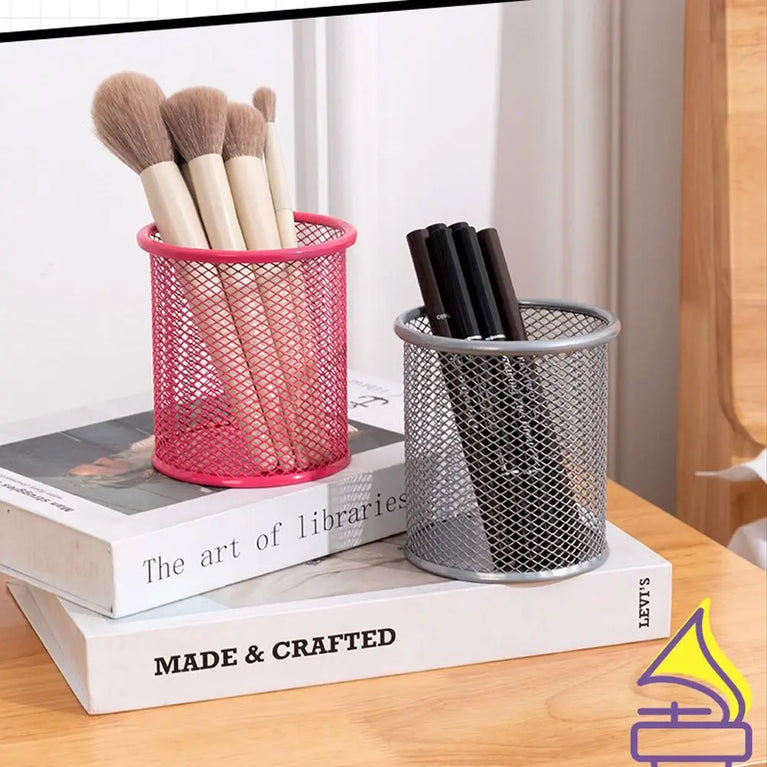 Multifunction Mesh Pen Pot Desk Tidy Stationery Organiser