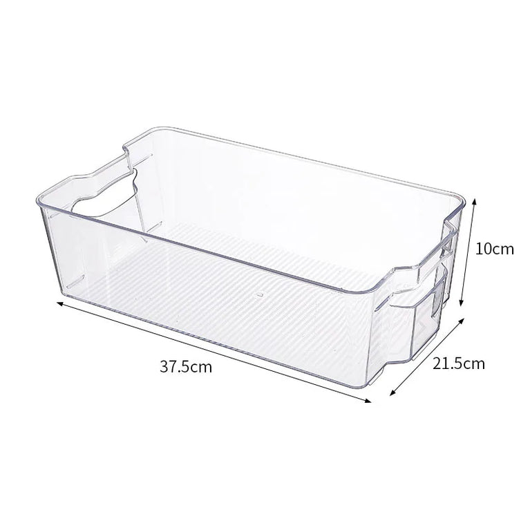 Transparent Refrigerator Storage Box Fridge Organizer Clear Plastic Container for Kitchen Storage