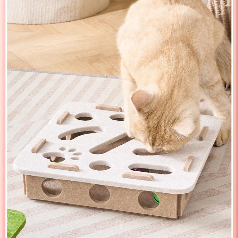 Multi-Functional Sisal Scratching Post & Ball Toy