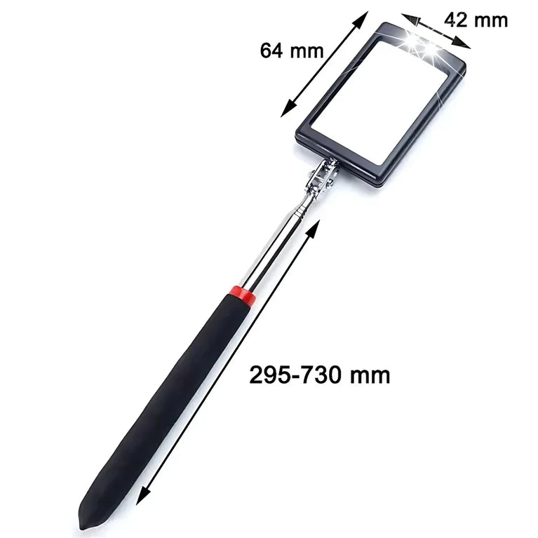 Telescopic Magnetic Pick-Up Tool & Inspection Mirror | Precision Repair Utility