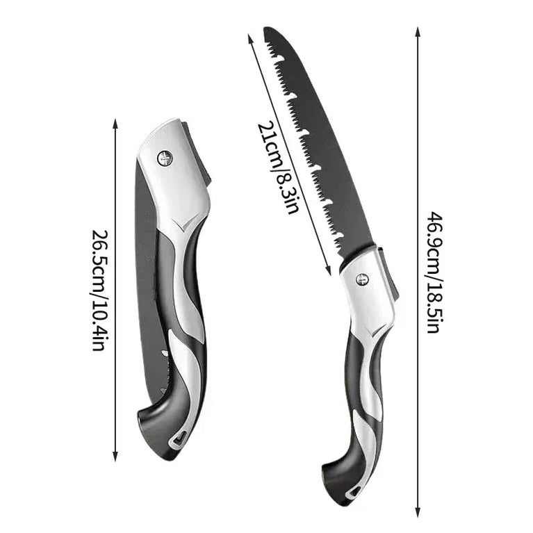 Professional Folding Hand Saw | High-Efficiency Woodworking & Logging Tool