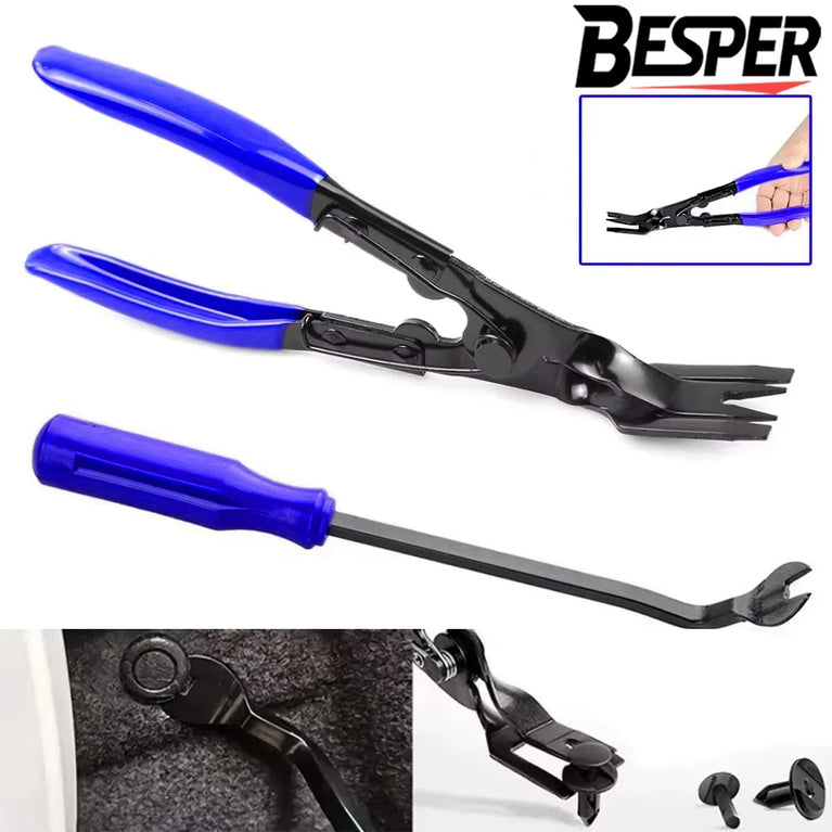 Professional Car Clip Removal Pliers | Heavy-Duty Auto Body & Trim Fastener Tool