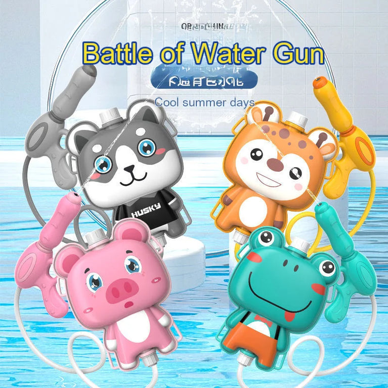 High-Capacity Animal Backpack Water Blaster | Outdoor Summer Pool Toy