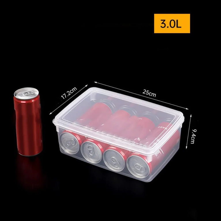 Durable Transparent Storage Box Reusable Food Grade Kitchen Storage Box