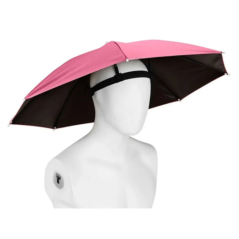 Foldable Head Umbrella Hat | Hands-Free Sun & Rain Protection
