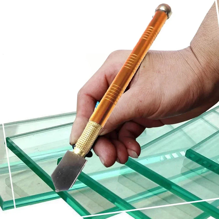 Professional Six-Wheel Glass Cutter | High-Strength Carbide Cutting Tool