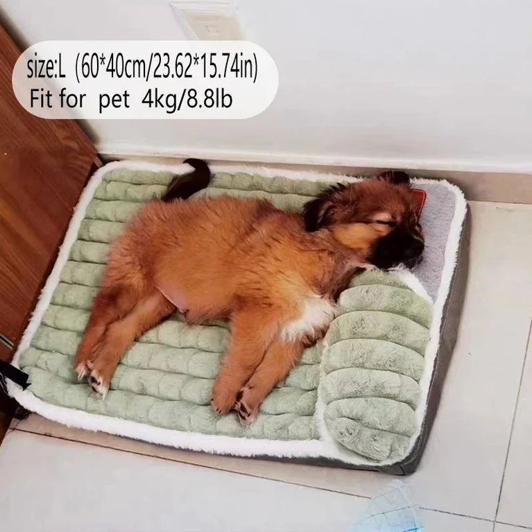 Winter Dog Bed Mattress Removable Washable Large Pet Sleeping Mat