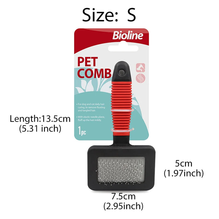 Self Cleaning Pet Hair Remover Brush for Dogs Cats Grooming