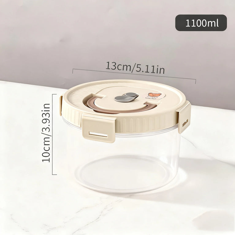 Noodles Sealed Storage Box with Handle | Moisture-Proof Airtight Pasta Container