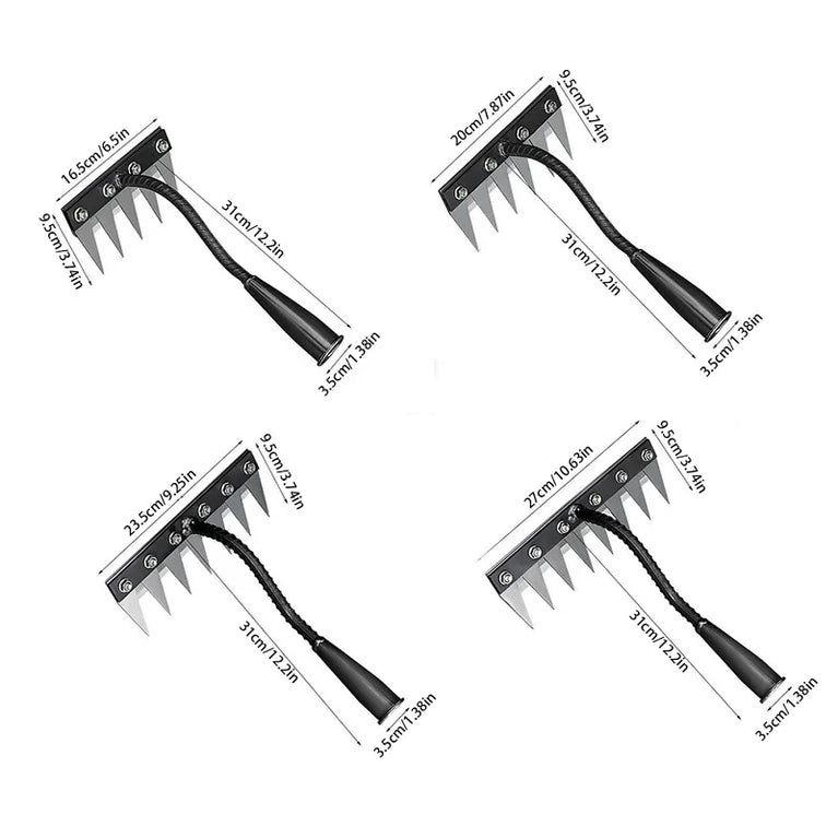 Heavy Duty Garden Weeding Rake Shovel Tool for Soil and Digging