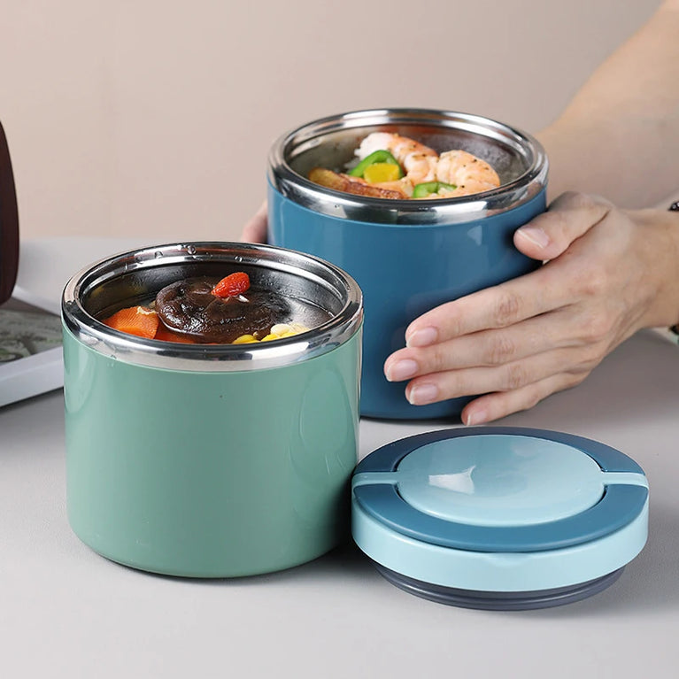 Soup Thermos Bento Container Stainless Steel Insulated Lunch Box with Handle